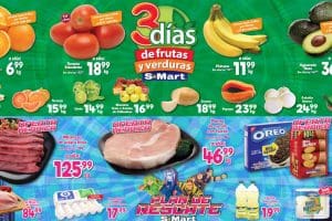 Ofertas S-Mart Frutas y Verduras del 21 al 23 de enero 2020