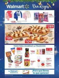Walmart - Folleto Día de Reyes 2020 / Roscas de reyes desde $100 2