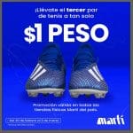 Promoción Deportes Martí Febrero Loco 2020: Tenis a $1 peso