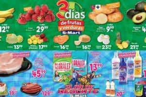 Ofertas S-Mart Frutas y Verduras del 11 al 13 de febrero 2020