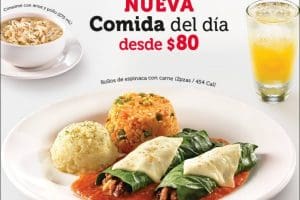 Promoción Vips Nueva comida del día desde $80