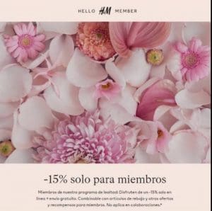Promoción H&M Hasta 50% de descuento en artículos seleccionados 1