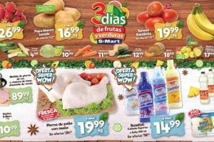 Ofertas S-Mart frutas y verduras del 21 al 23 de abril del 2020