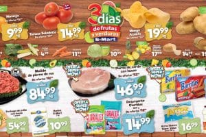 Ofertas S-Mart frutas y verduras del 14 al 16 de marzo 2020