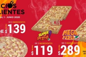 Ofertas Hot Sale 2020 en Benedettis Pizza: MegaPizza de 2 ingredientes a $289