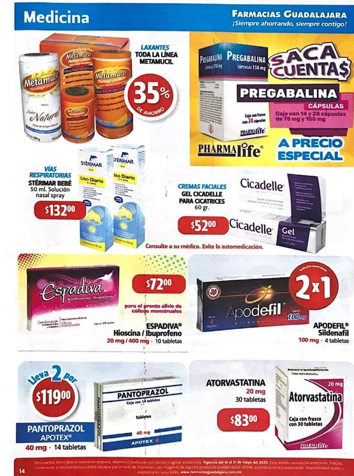 Farmacias Guadalajara - Folleto de ofertas del 16 al 31 de mayo 2020 28