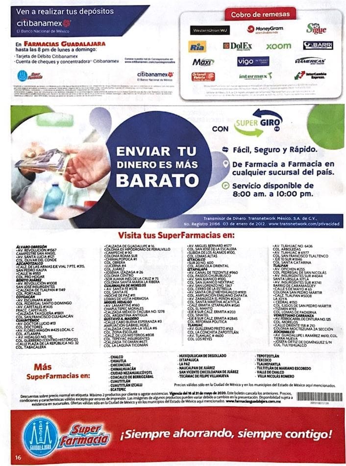 Farmacias Guadalajara - Folleto de ofertas del 16 al 31 de mayo 2020 15