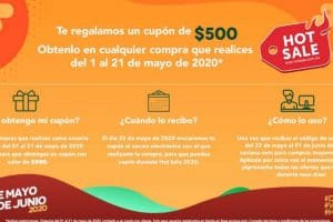 Promoción Soriana Hot Sale 2020: Cupón de $500