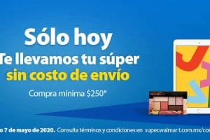 Walmart en línea: Envió Gratis Súper Jueves 7 Mayo de 2020