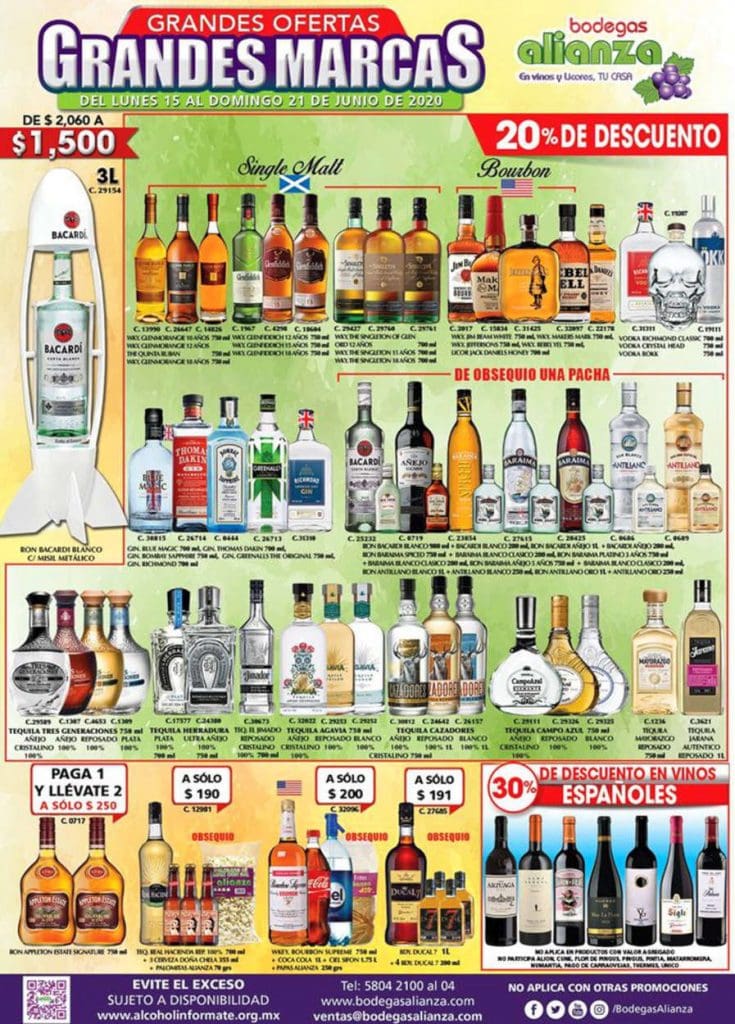 Folleto Bodegas Alianza Día del Padre del 19 al 21 de junio 2020