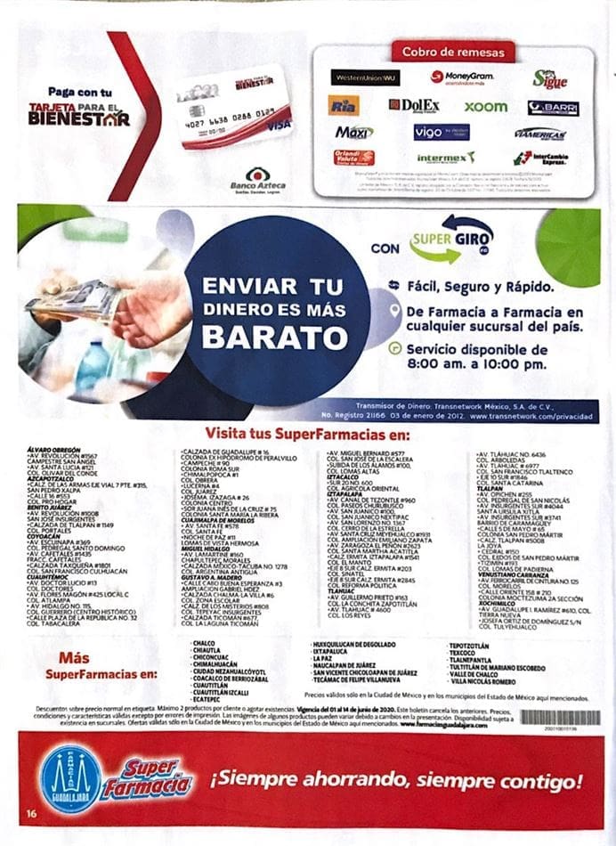 Farmacias Guadalajara - Folleto de ofertas del 1 al 14 de junio 2020 16
