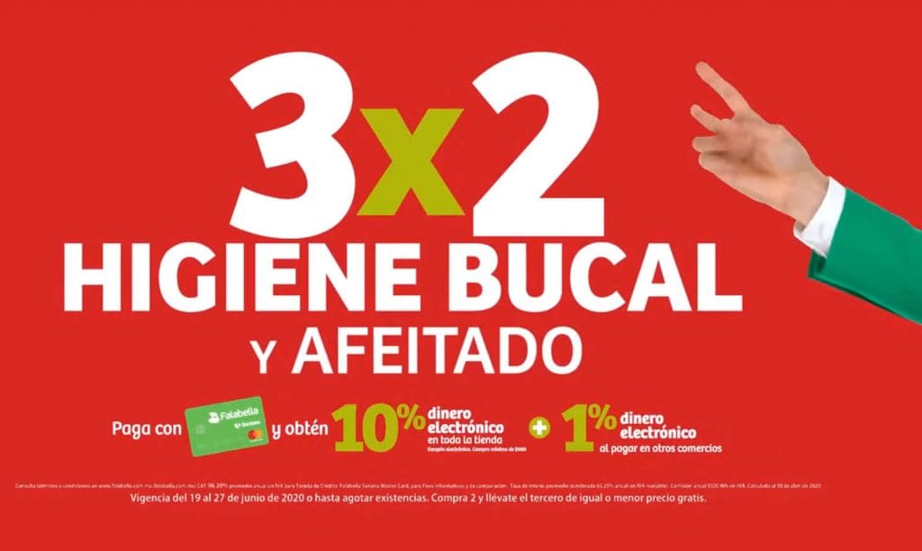 Julio Regalado 2020: 3x2 en Todo Higiene Bucal y Afeitado