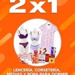 Temporada Naranja 2020: 2×1 en toda la lencería, corsetería, medias y ropa para dormir para damas