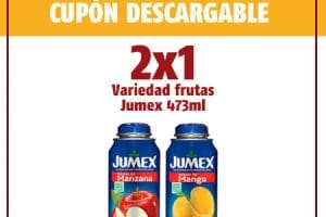 Oxxo: Cupón 2×1 en jugos de lata Jumex de 473 ml