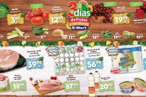 Folleto S-Mart frutas y verduras del 14 al 16 de julio de 2020
