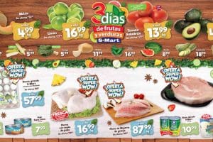 Folleto S-Mart frutas y verduras del 21 al 23 de julio de 2020