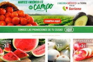 Folleto Soriana Mercado frutas y verduras del 28 al 30 de julio 2020