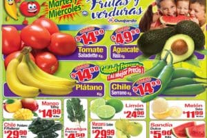 Folleto Super Guajardo frutas y verduras 14 y 15 de julio 2020