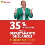 Julio Regalado 2020: 35% de descuento en departamento de Blancos