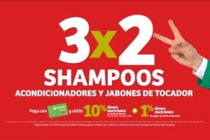 Julio Regalado 2020: 3×2 en todos los shampoos, acondicionadores y jabones de tocador