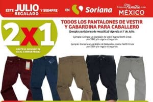 Julio Regalado 2020: 2×1 en pantalones de vestir y gabardina de caballeros