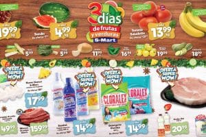Folleto S-Mart frutas y verduras del 28 al 30 de julio de 2020