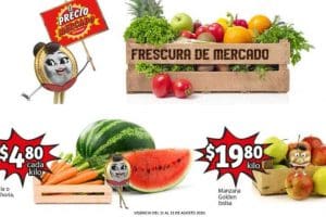Ofertas Soriana Mercado Frutas y Verduras del 11 al 13 Agosto 2020