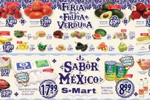 Folleto S-Mart frutas y verduras del 18 al 20 de agosto de 2020