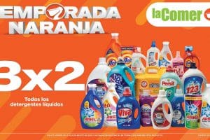 Temporada Naranja 2020: 3×2 en todos los detergentes líquidos