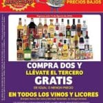 Soriana Mercado 3x2 en Todos los Vinos y Licores al 13 agosto