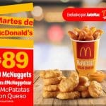 Cupones McDonalds Martes de 8 de septiembre 2020