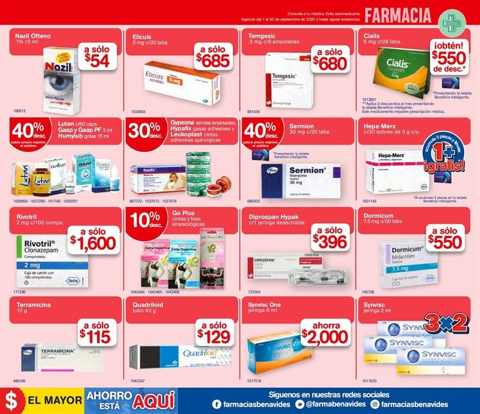 Farmacias Benavides - Folleto de ofertas Septiembre 2020 30