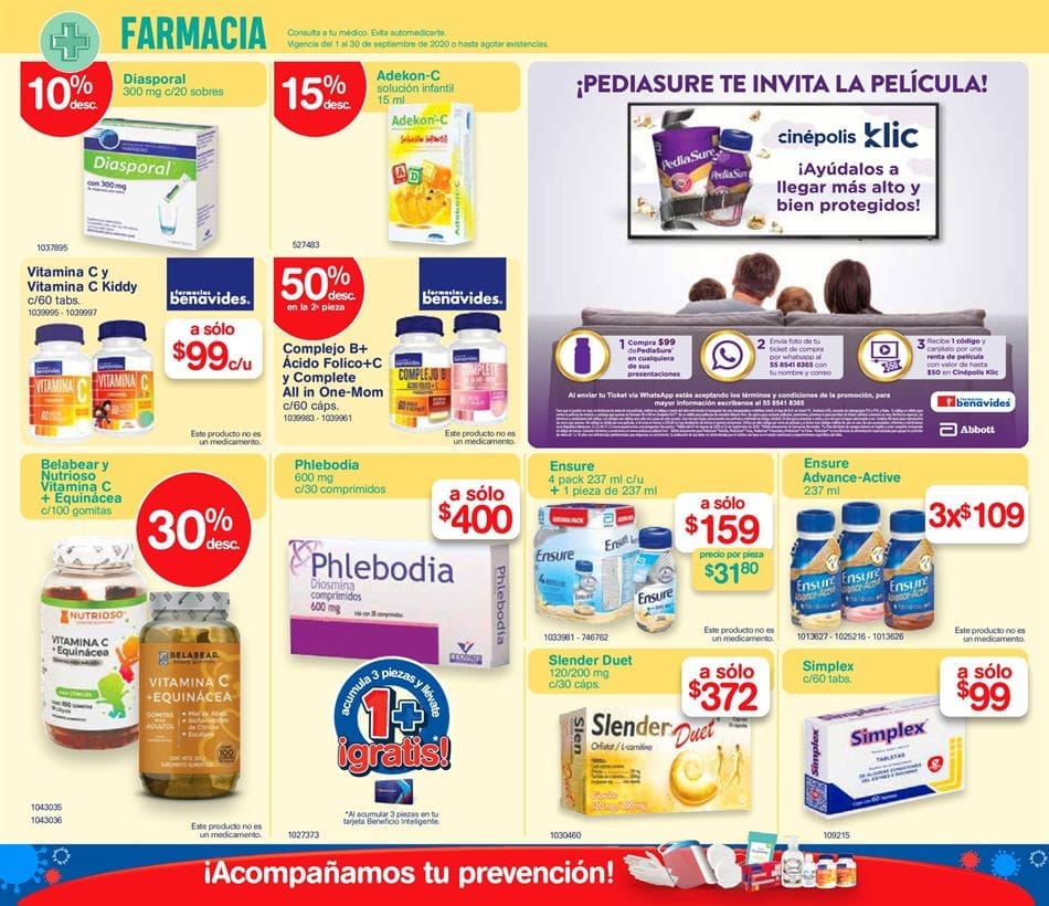 Farmacias Benavides - Folleto de ofertas Septiembre 2020 25