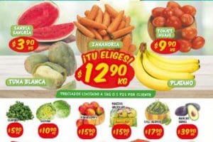 Ofertas de Frutas y Verduras Mi Tienda del Ahorro del 8 al 10 de septiembre