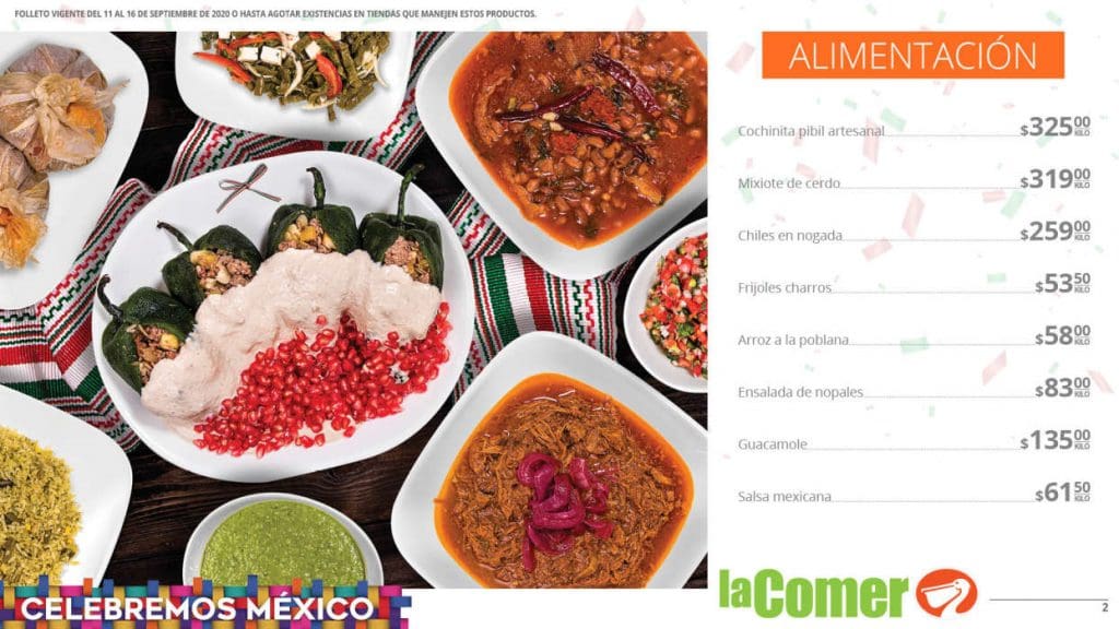 Folleto La Comer Celebremos México 11 al 16 de septiembre 2020 43