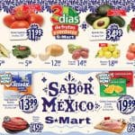 Folleto S-Mart frutas y verduras del 15 al 17 de septiembre 2020