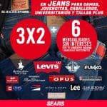Sears: 3x2 en Jeans de marcas seleccionadas + 6 meses sin intereses
