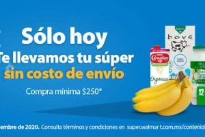 Walmart: Envió Gratis Súper Jueves 3 de Septiembre 2020