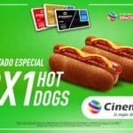 Promoción Cinemex 2×1 en hot dogs con tarjeta Invitado Especial