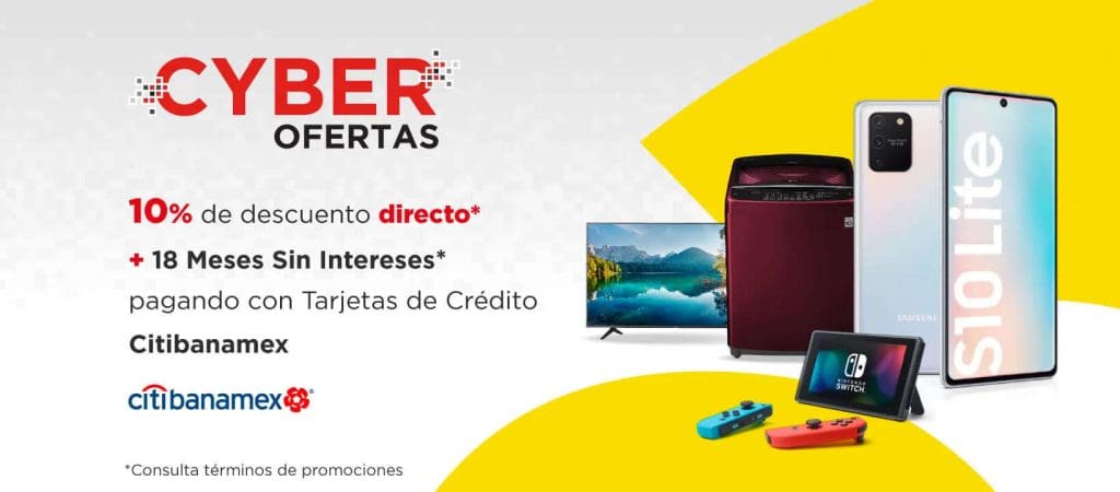 Elektra: 10% de descuento a 18 meses sin intereses con Citibanamex
