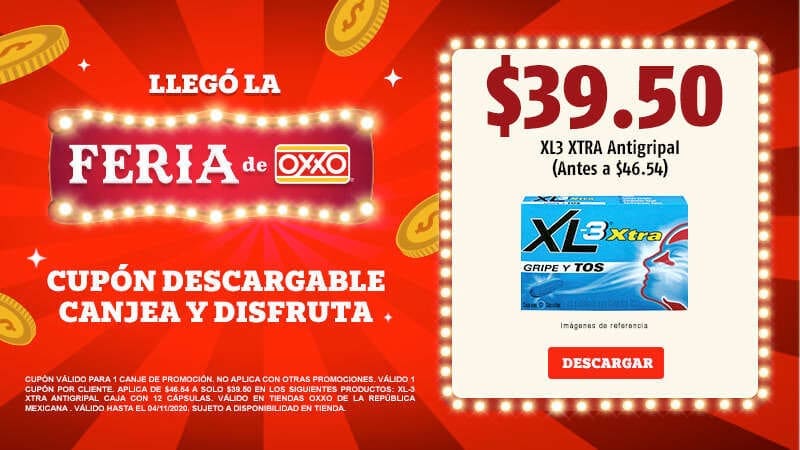 Feria de Oxxo: Cupones y Promociones al 4 de noviembre de 2020 9