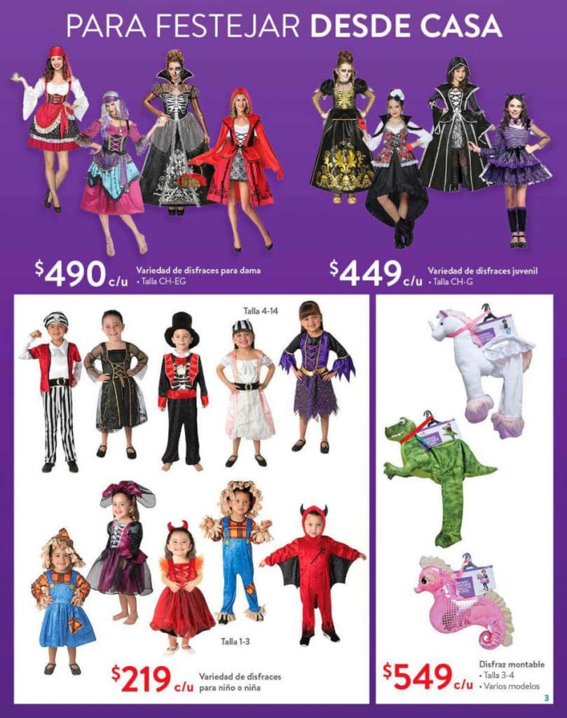 Folleto Walmart ofertas Halloween del 16 de octubre al 2 de noviembre 2020 2