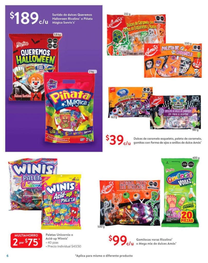 Folleto Walmart ofertas Halloween del 16 de octubre al 2 de noviembre 2020 5