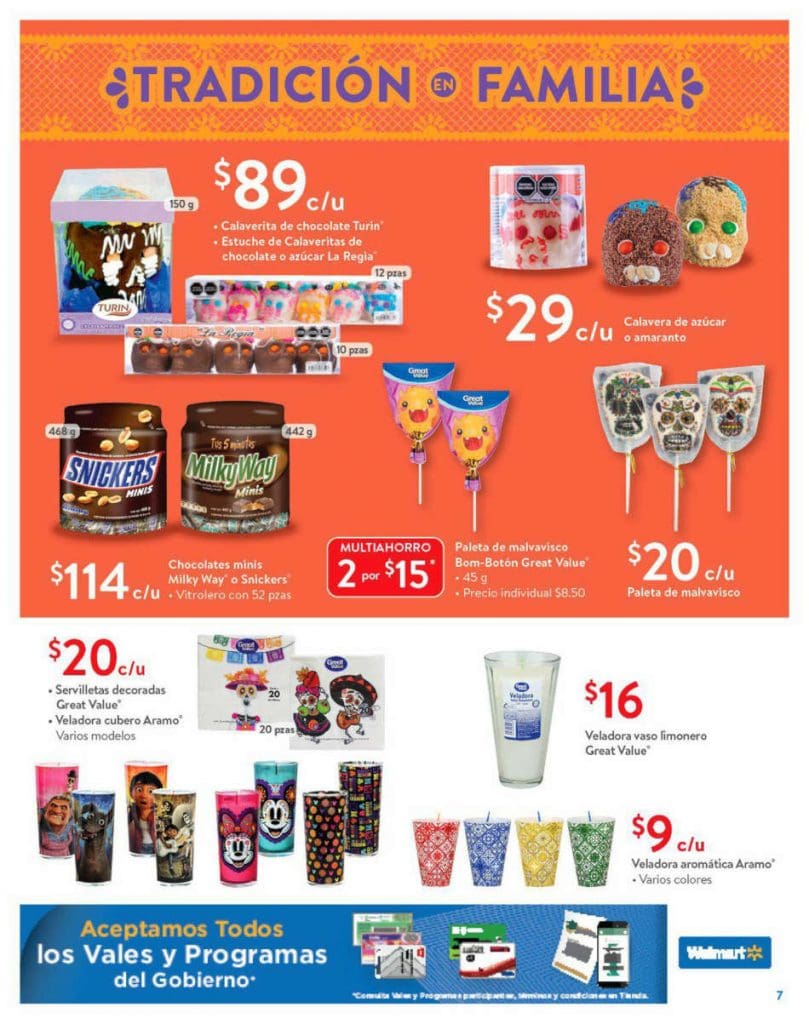 Folleto Walmart ofertas Halloween del 16 de octubre al 2 de noviembre 2020 6