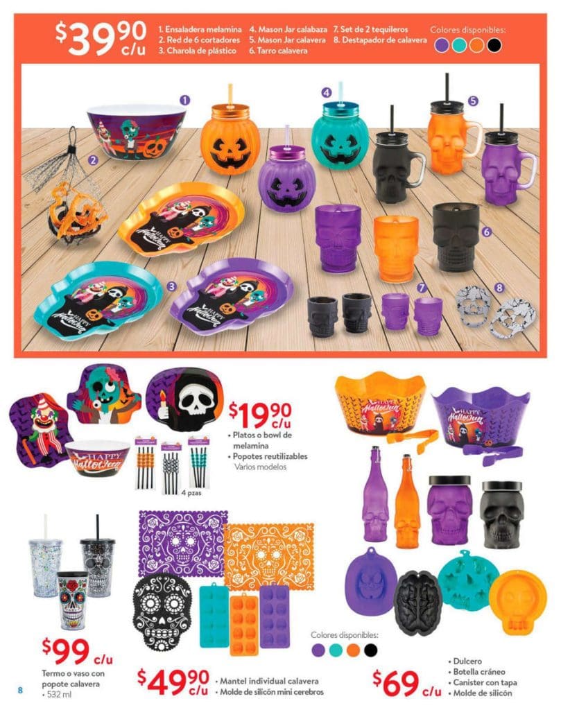 Folleto Walmart ofertas Halloween del 16 de octubre al 2 de noviembre 2020 7