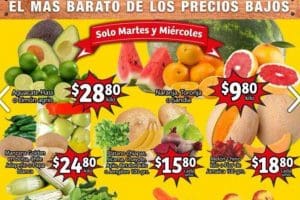 Folleto Soriana Mercado frutas y verduras del 6 al 8 de octubre 2020