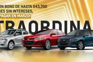 Chevrolet Buen Fin 2020: Bono de $43,700 o hasta 48 meses sin intereses
