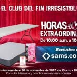 Sams Club Buen Fin 2020 Horas Extraordinarias 10 de noviembre