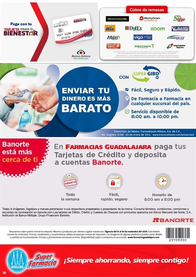Folleto Farmacias Guadalajara Navidad del 15 al 30 de noviembre 2020 15