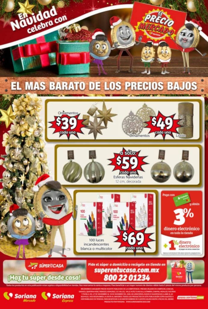Soriana Mercado Folleto de Navidad al 18 de diciembre 2020 1